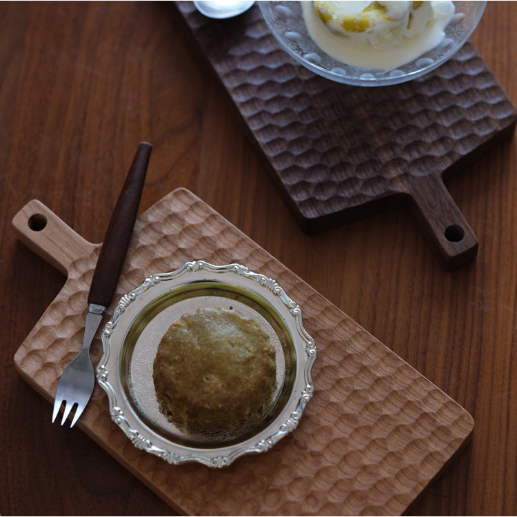 Solid wood charcuterie board for kitchen and dining use