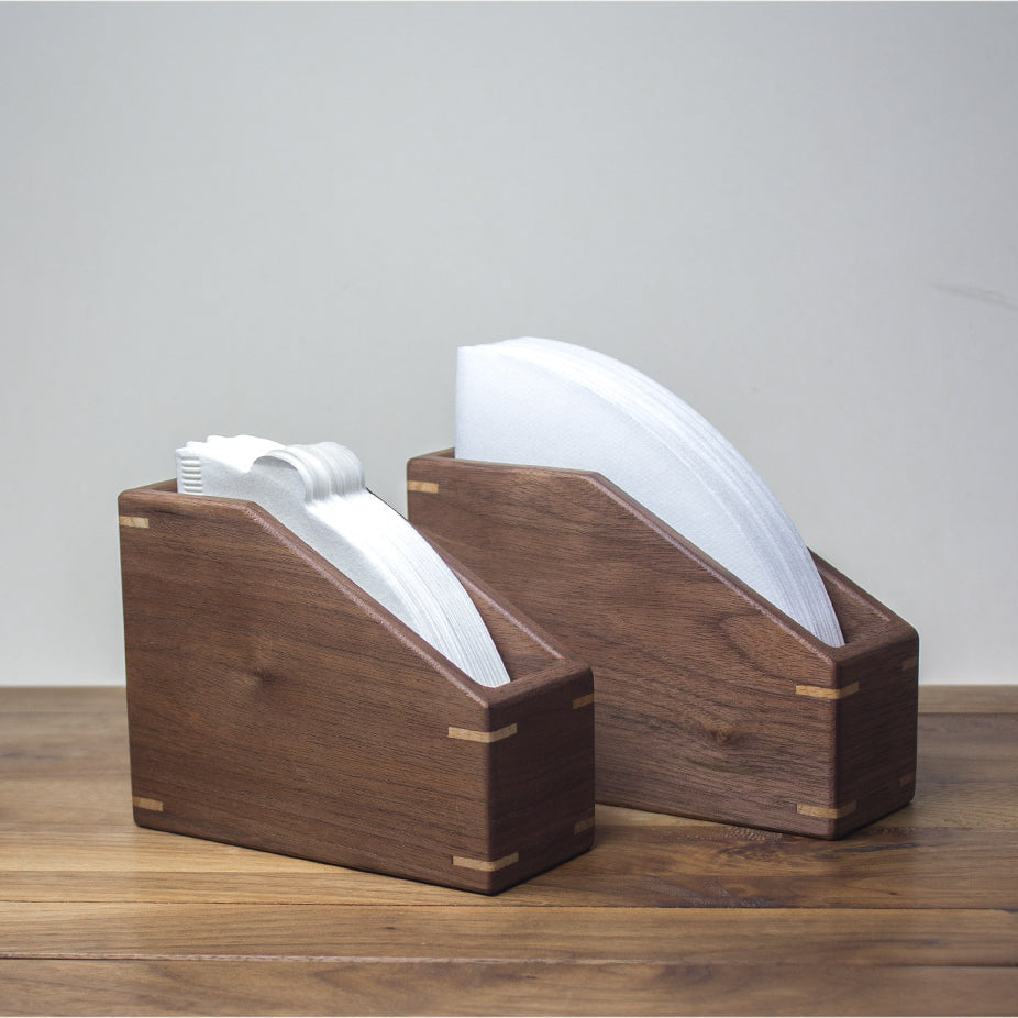 Brew Mate Solid Walnut V60 Coffee Filter Paper Holder
