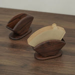 Brewer Solid Walnut V60 Coffee Filter Paper Holder