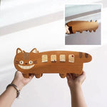 Cat inspired desktop storage box for office and home use
