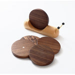 Premium solid wood table coasters for modern interiors