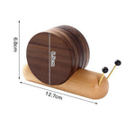 Solid wood coaster set for coffee and tea serving moments