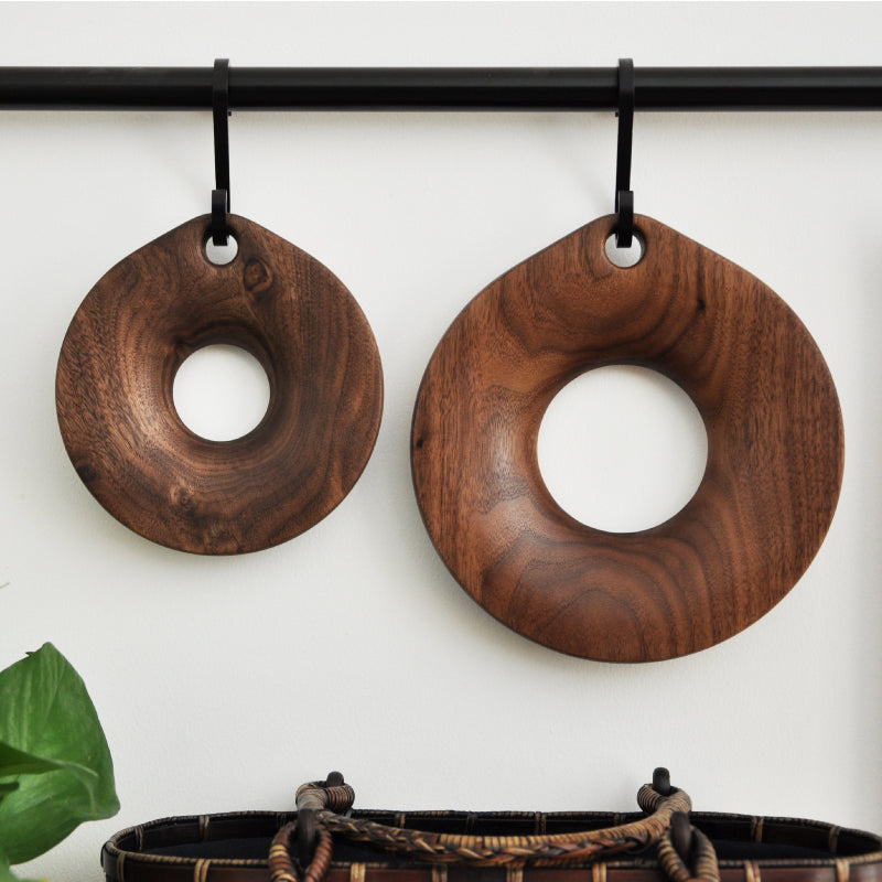 Cutout Solid Walnut Trivet
