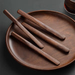 Daily Mix Solid Walnut Coffee Stirring Stick Set (Set of 2)