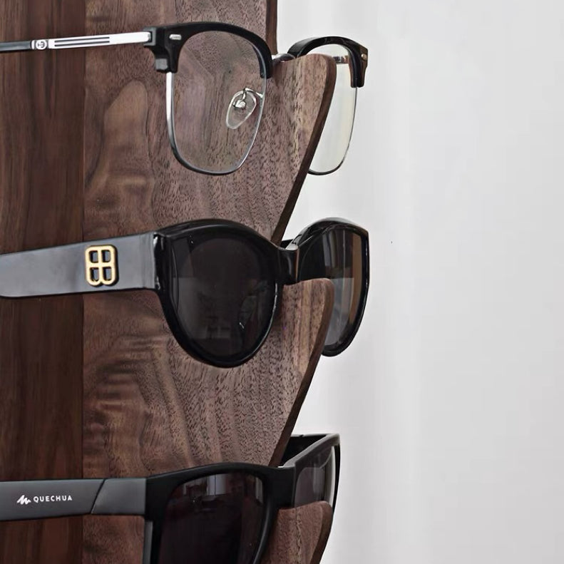 Decorative wooden glasses holder for bedroom and office