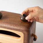 Frog shaped tissue holder for living room and bedroom use