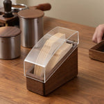 Keeper Solid Walnut V60 Coffee Filter Paper Holder