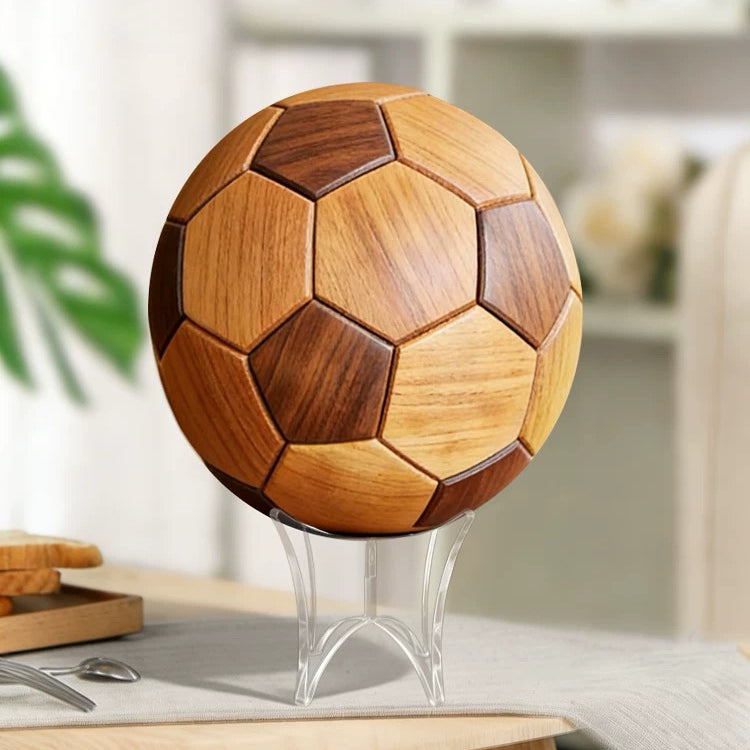 Kickoff 3D Solid Wood Soccer Puzzle