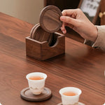 Minimalist solid wood tea accessories for tea lovers