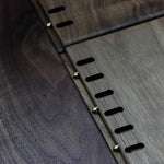 Minimalist walnut journal for office and personal use