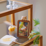 Minimalist wooden picture frame for desktop decoration