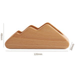 Modern business card holder with clean geometric design