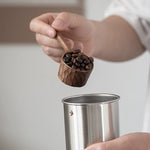 Morning Scoop Handcrafted Solid Walnut Coffee Scoop