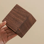 Natural walnut tea set with timeless craftsmanship design