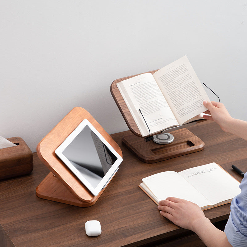Page Rest Solid Walnut Reading Stand