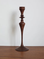 Premium walnut candle holder for modern home decor
