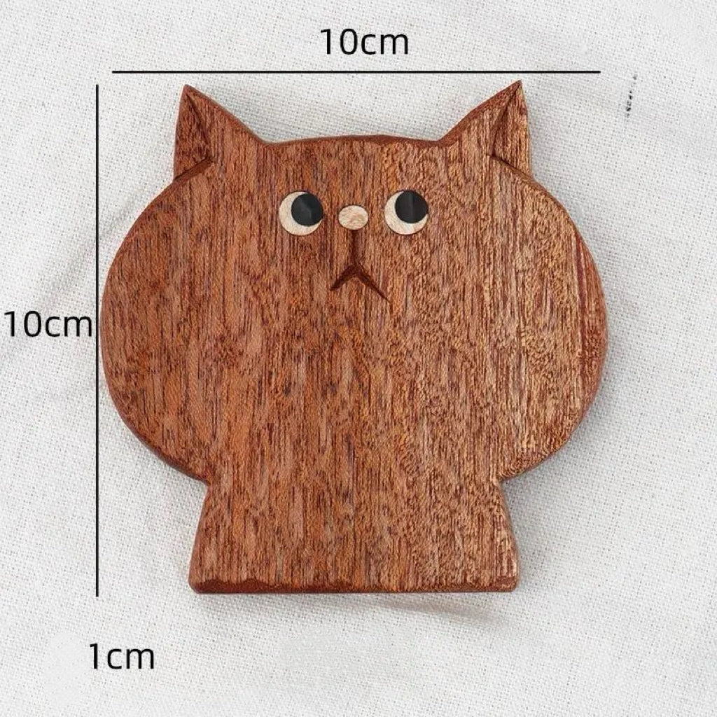 Premium walnut coasters for coffee and tea serving moments