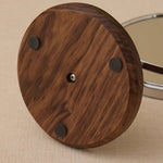 Premium walnut mirror with elegant natural texture