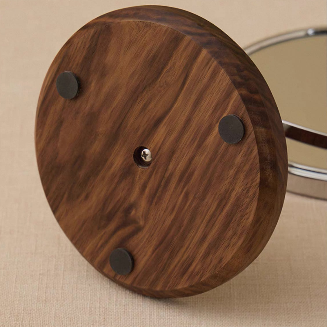Premium walnut mirror with elegant natural texture