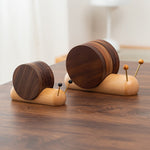 Slow Shell Solid Wood Coaster Set