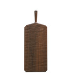 Solid walnut food board with refined natural texture