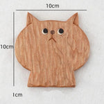 Solid walnut table coasters with unique animal inspired design