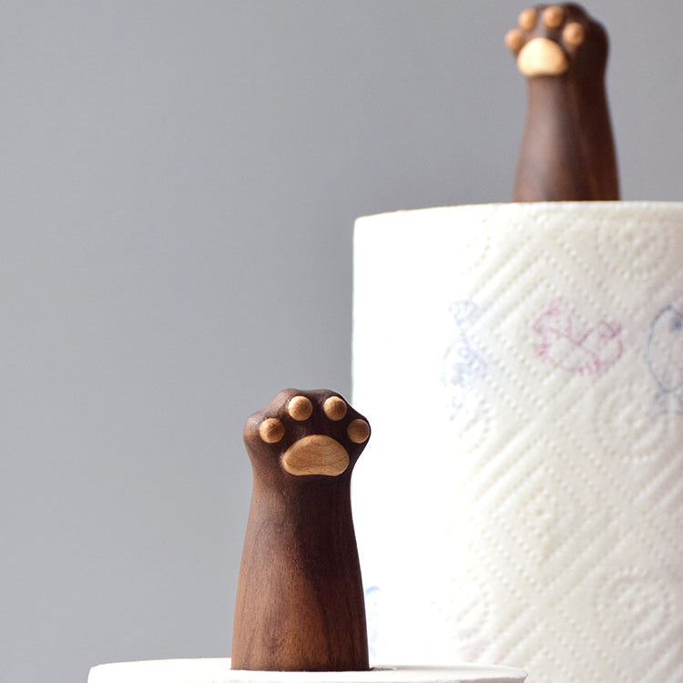 Solid walnut tissue box cover for home and office decor