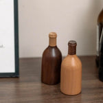 Solid wood bottle opener with minimalist design