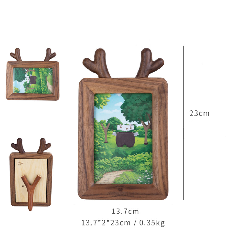 Solid wood picture frame for home and office decor