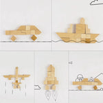 Solid wood tabletop game for family and friends