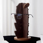 Tree shaped wooden glasses display for sunglasses and spectacles