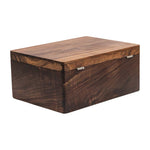 Walnut lidded storage box for everyday essentials