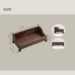 Wooden album stand for showcasing favorite vinyl records
