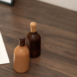 Wooden bottle opener with smooth grain finish