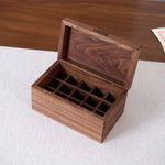 Wooden compartment box for desk and home storage