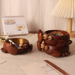 Wooden crab ashtray with functional and collectible design