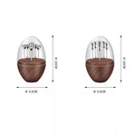 Wooden dessert picks with durable stainless steel construction