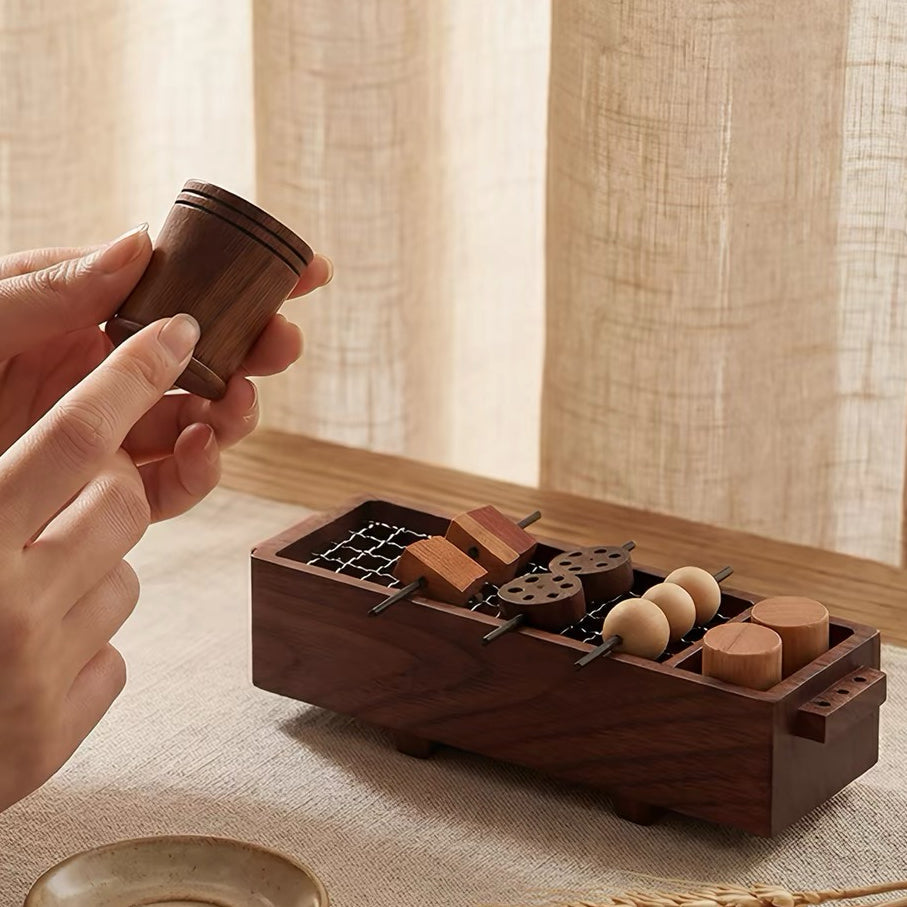 Wooden essential oil diffuser for creating a calming atmosphere