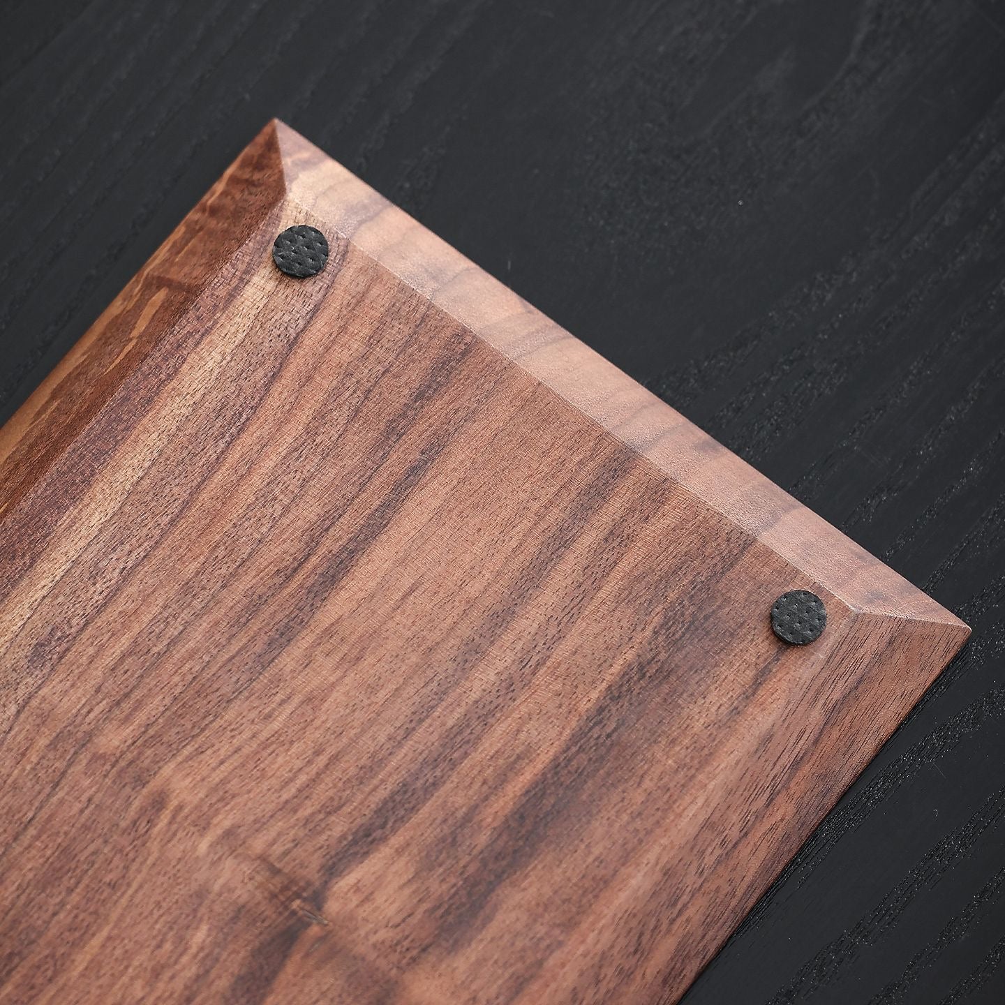 Wooden tabletop tray for coffee and tea serving