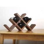 Zigzag Solid Wood Wine Rack