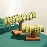 Elara Solid Walnut Bracelet Display Stand