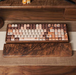 Soren Premium Golden Burl Solid Walnut Keyboard Wrist Rest